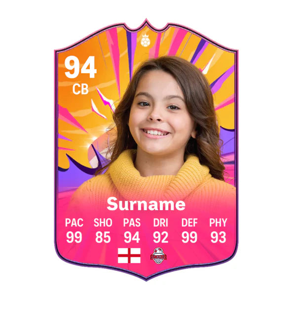 Pink Fifa Card