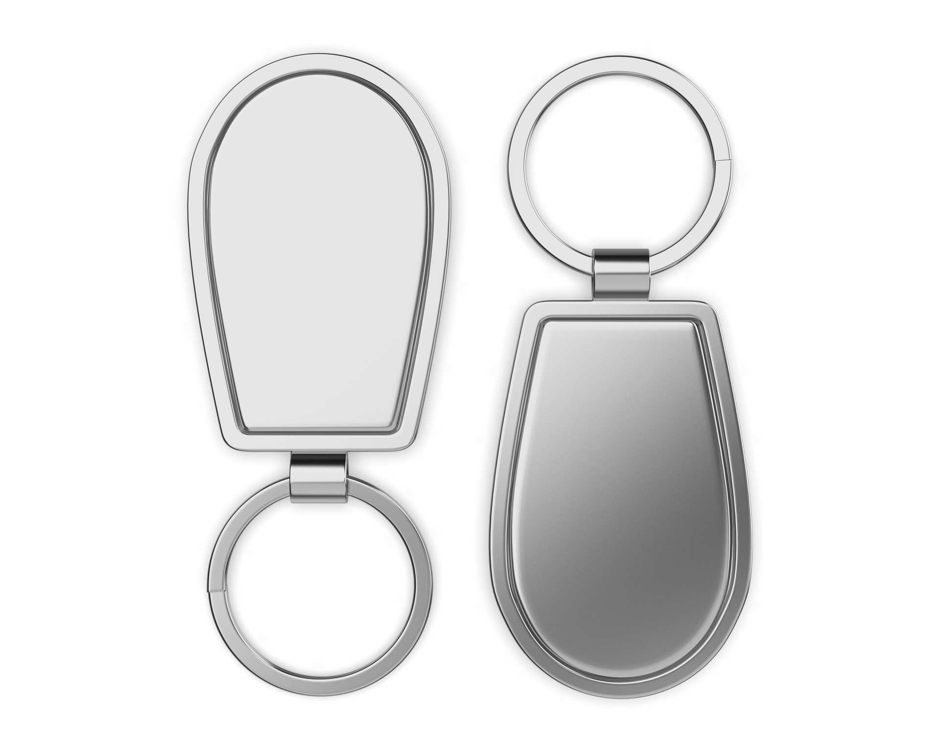 3d Silver Metal Multi Function Key Chain Template.