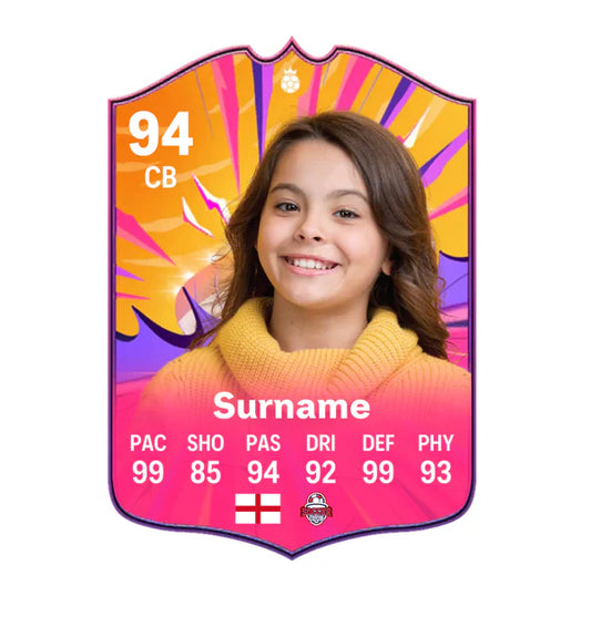 Pink Fifa Card